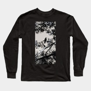 Bird on the pines Long Sleeve T-Shirt